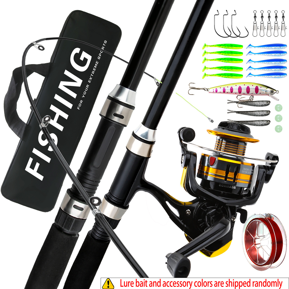 Freshwater Line - Conjunto de Vara de Pesca e