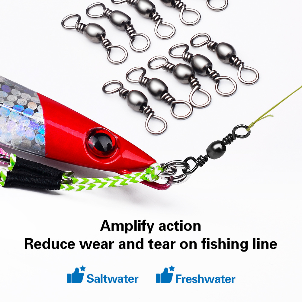100 pçs conector giratório de  - Freshwater Line avaliação e preço