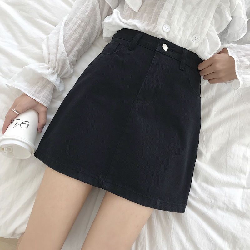 Saia Jeans A-Line de Cintura A - Fly Line avaliação e preço