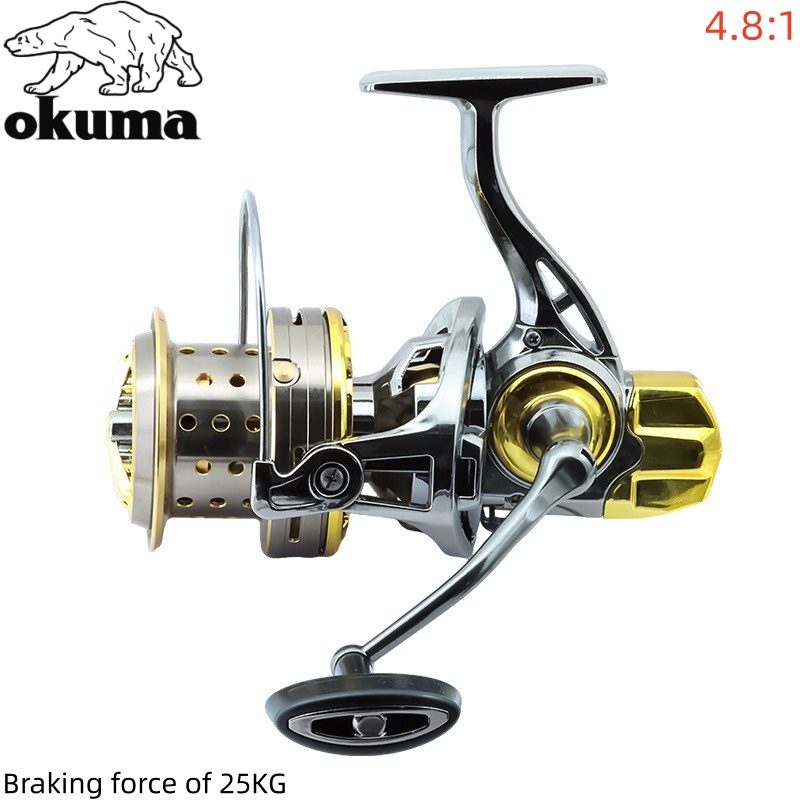 Carretilha de Pesca OKUMA 8000 - Abu Garcia Reel Max avaliação e preço