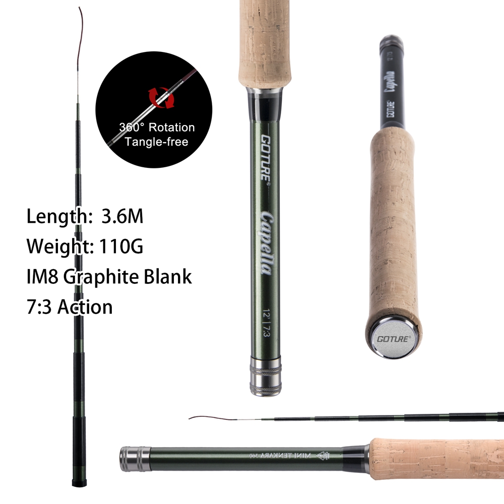 Goture tenkara vara de pesca c - Saltwater Line avaliação e preço